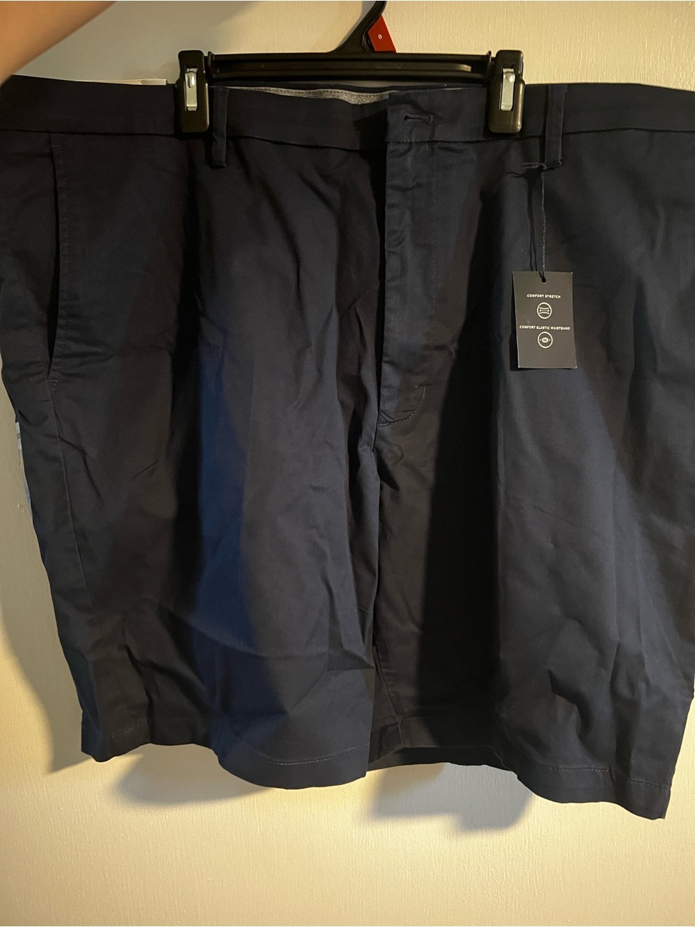 Joseph Abboud Classic Navy Flat-Front Men's Shorts
